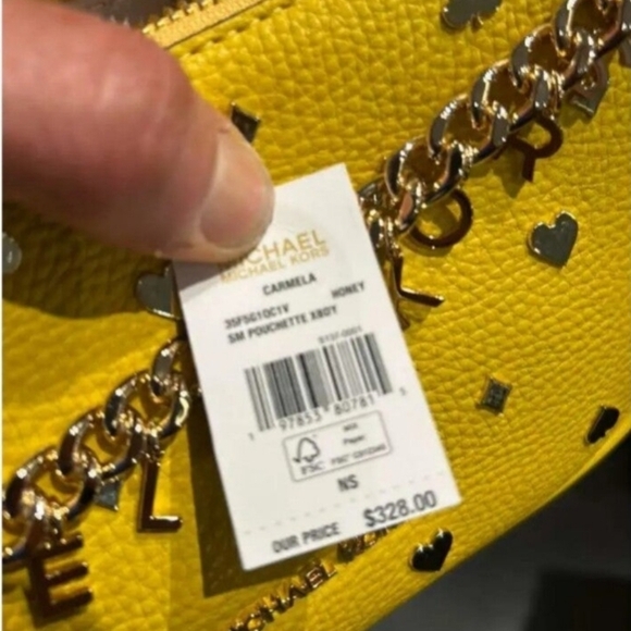 Michael Kors Carmela Small Embellished Crossbody Bag - Picture 4 of 5